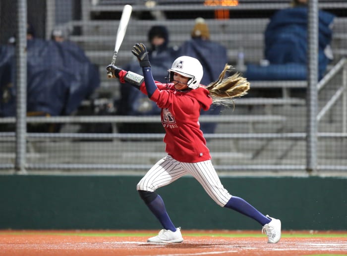 Montgomery Lake Creek Allen Texas softball Allen Tournament 022323 Brian McLean 6